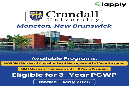 Crandall University - May 2026 Intake Now Open!